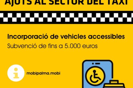 Dimecres dia 15 de juny s’obre el termini per optar a les subvencions per incorporar vehicles accessibles a la flota de taxis